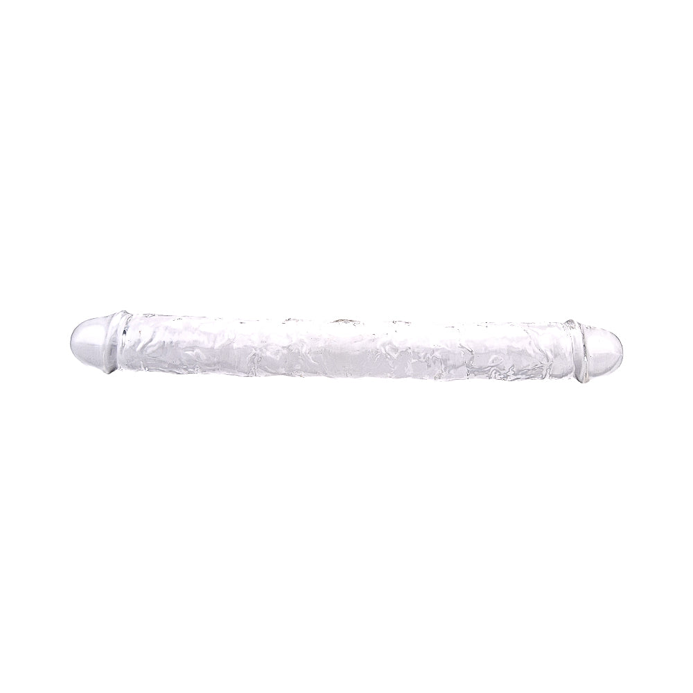 Dubbele dildo transparant- 18 inch