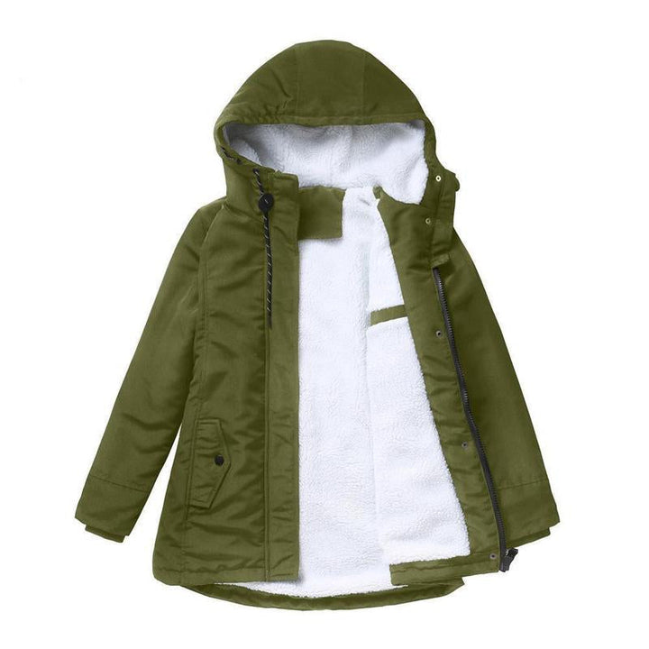 Elera - Cozy Quilted Winter Coat with Hood