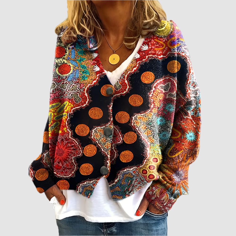 SERAPHINA ||| LEBENDIGER STRICKPULLOVER