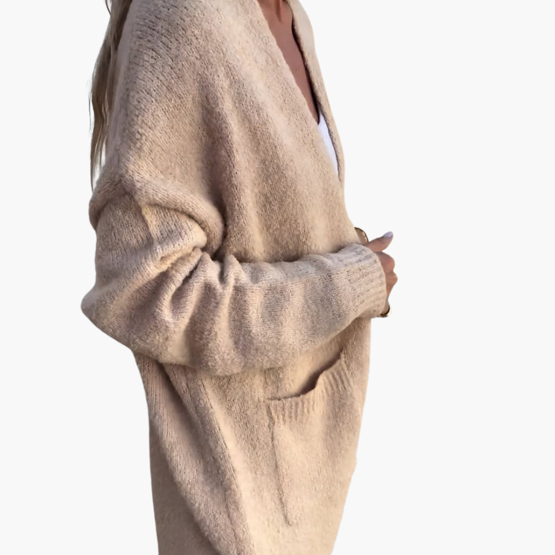 Holly | Casual Knit Pocketed Cardigan