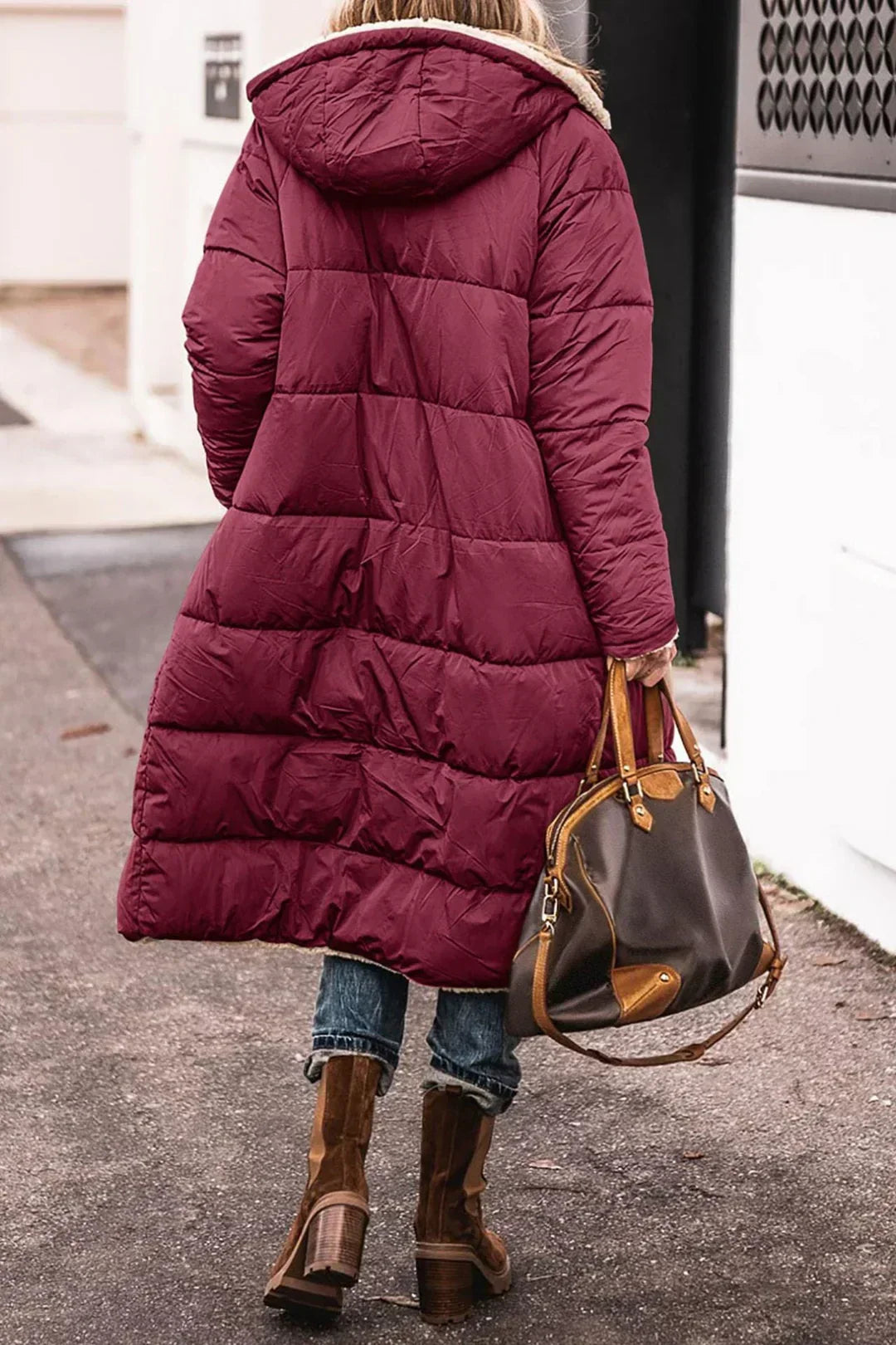 Marielle – Reversible Long Winter Jacket