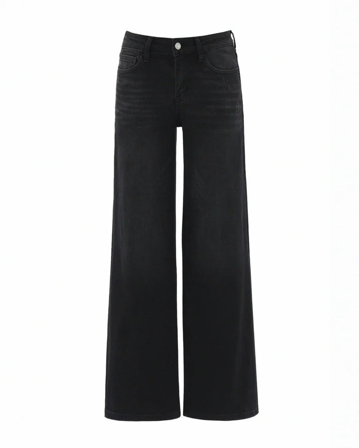 Remerie - Mid Rise BBL Wide Leg Jeans