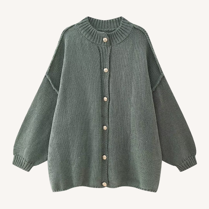 Petty | Round Neck Knitted Cardigan
