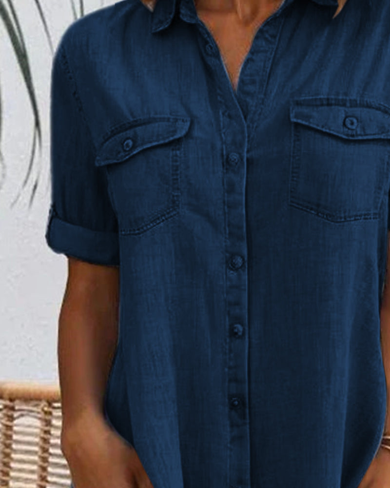 Lena - Lässiges Jeanskleid