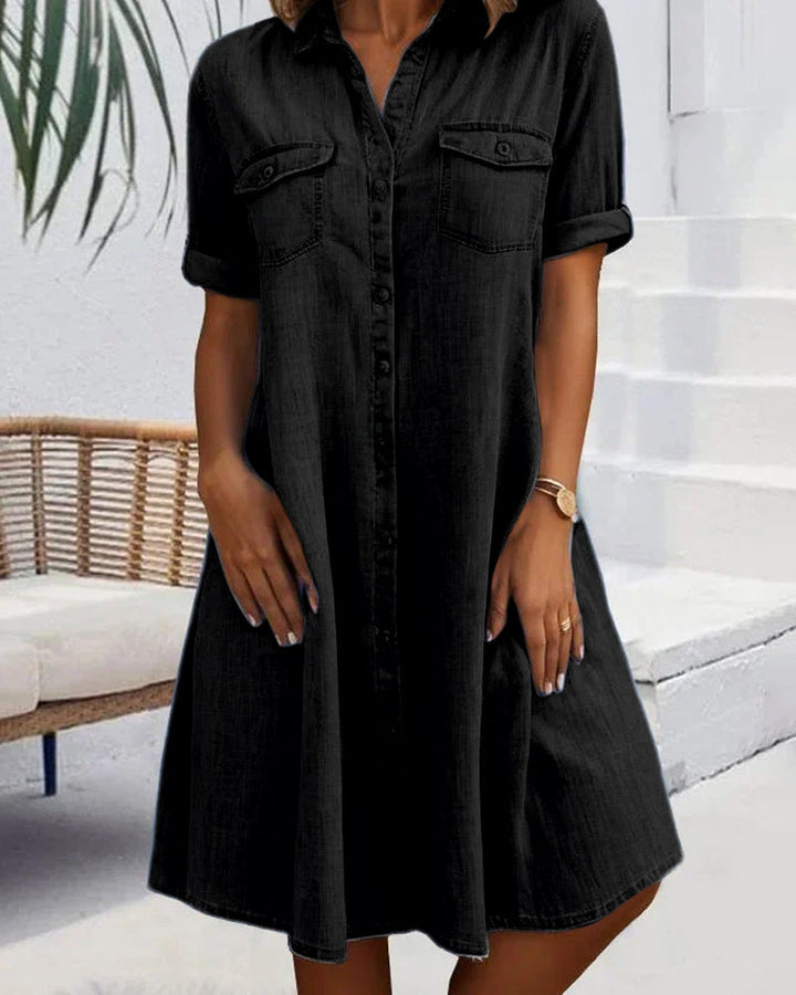 Lena - Lässiges Jeanskleid