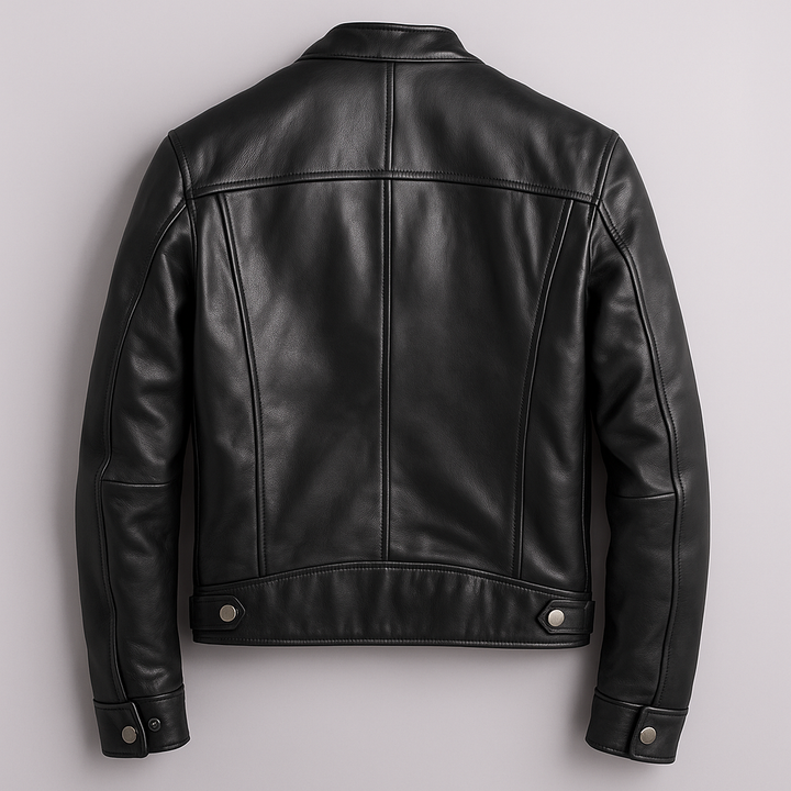 Ronnie - Vintage Leather Jacket with Tailored Fit