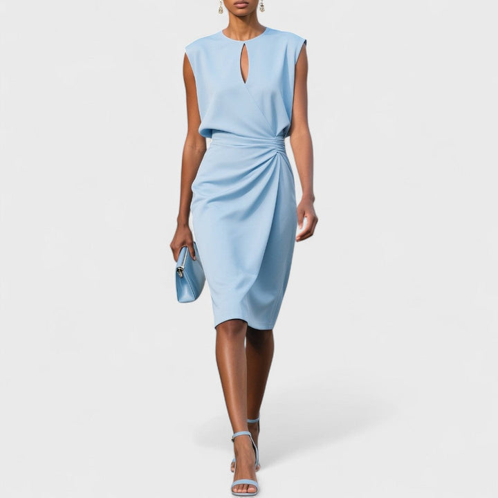 Zalie – Elegantes Midikleid mit raffinierten Details