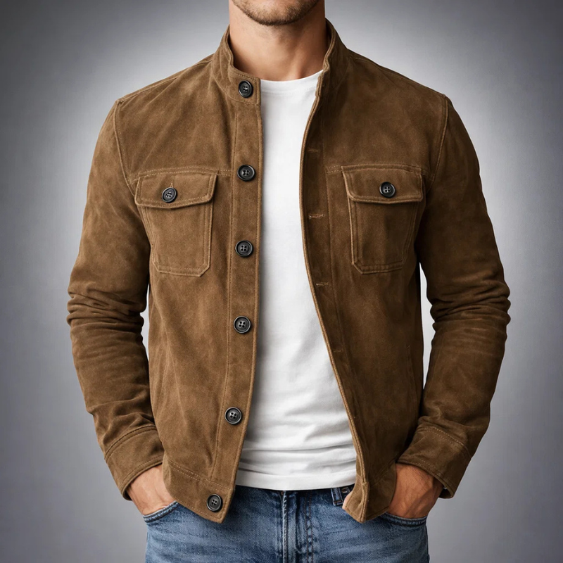 Preston - Suede Shirt Jacket