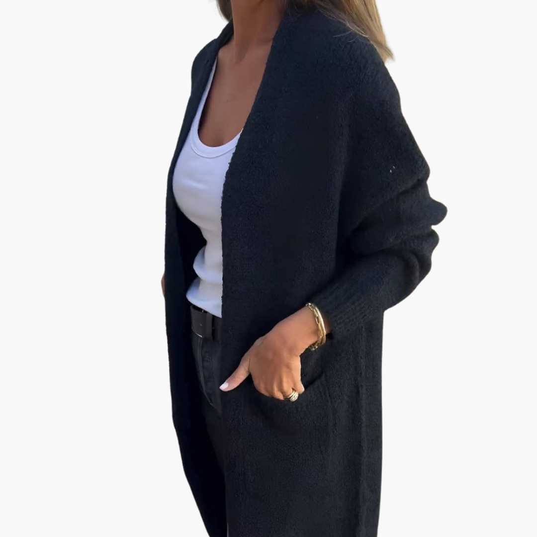Holly | Casual Knit Pocketed Cardigan