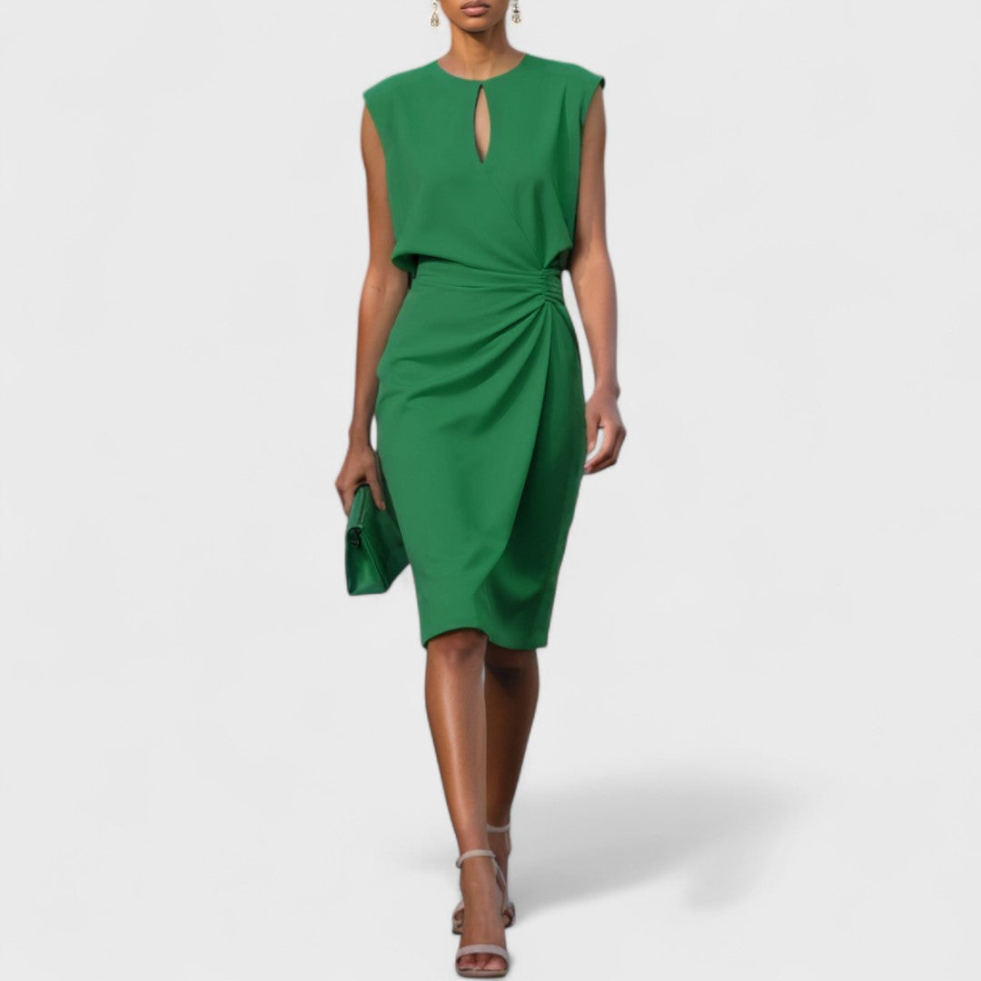 Zalie – Elegantes Midikleid mit raffinierten Details