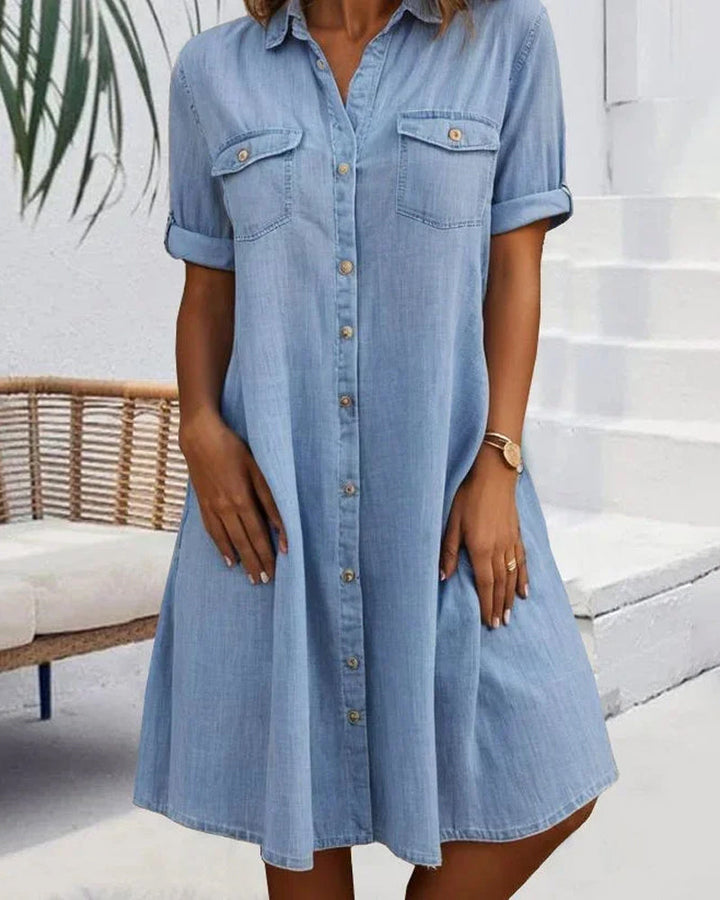 Lena - Lässiges Jeanskleid