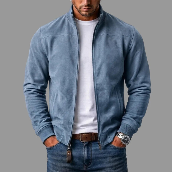 Rhett - Suede Bomber Jacket