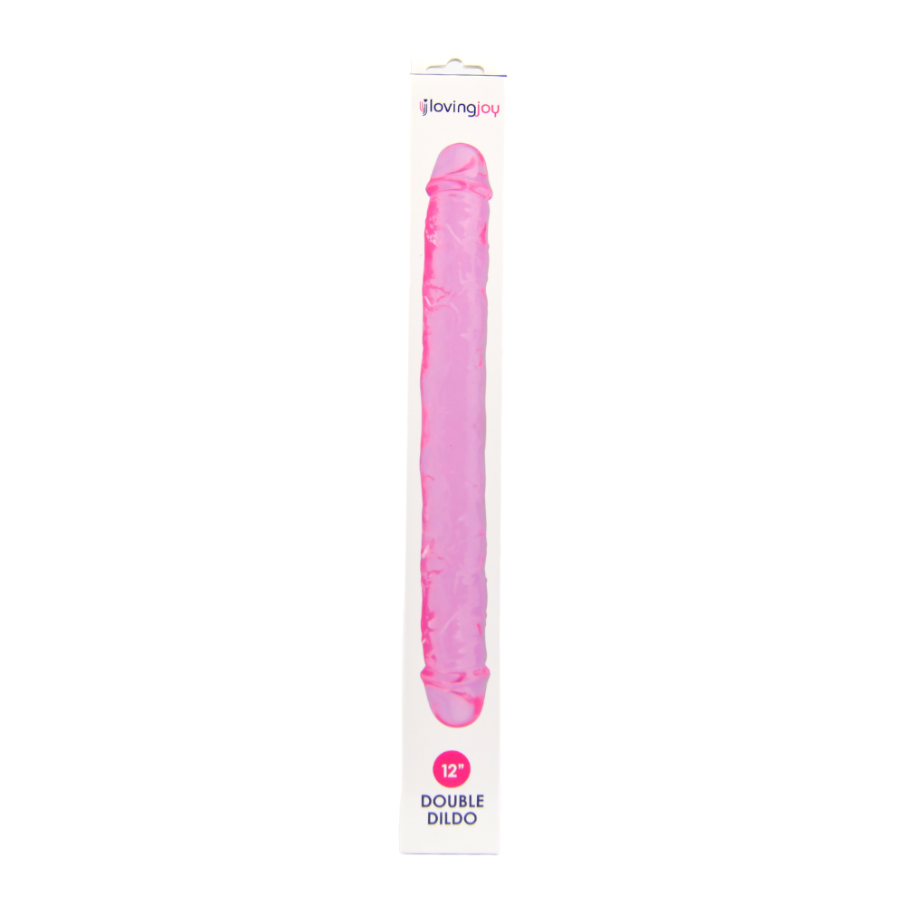 Dubbele dildo roze- 12 inch