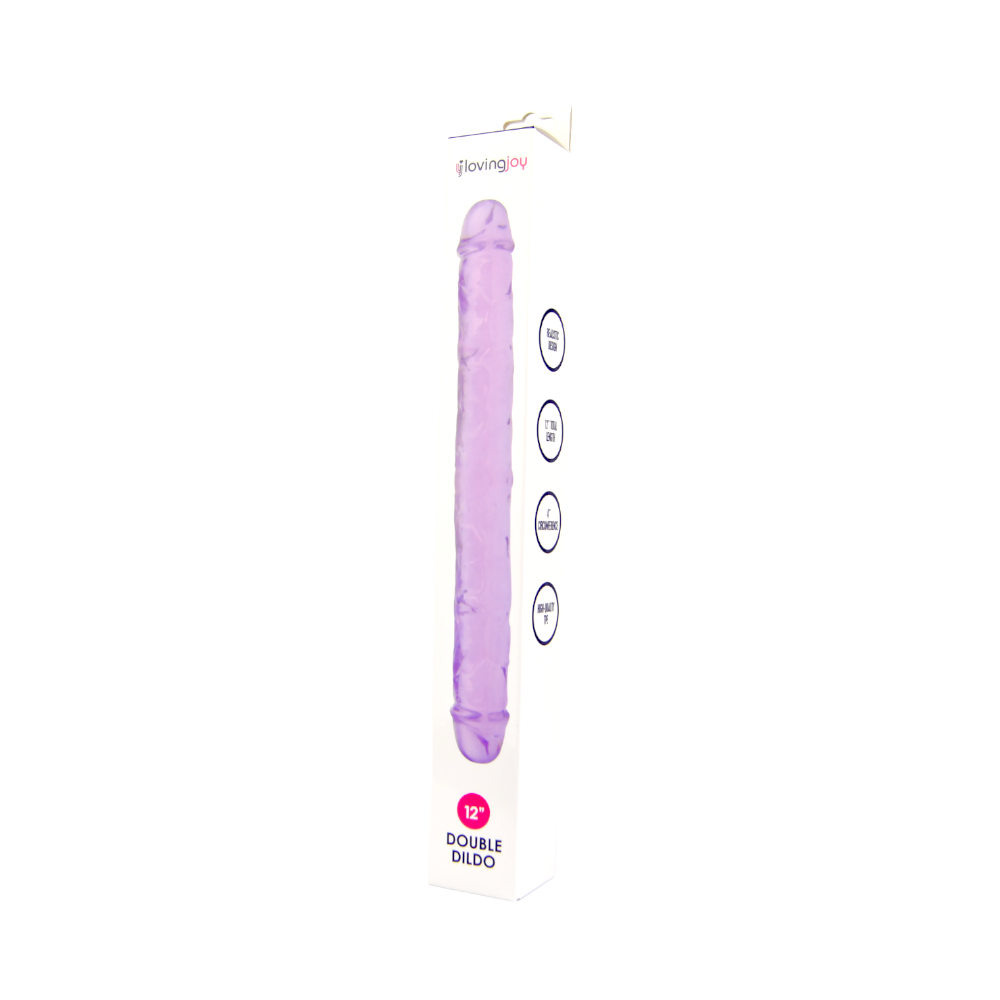 Dubbele dildo paars- 12 inch