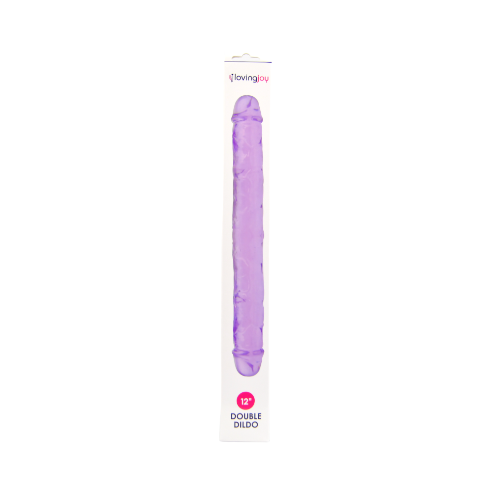 Dubbele dildo paars- 12 inch