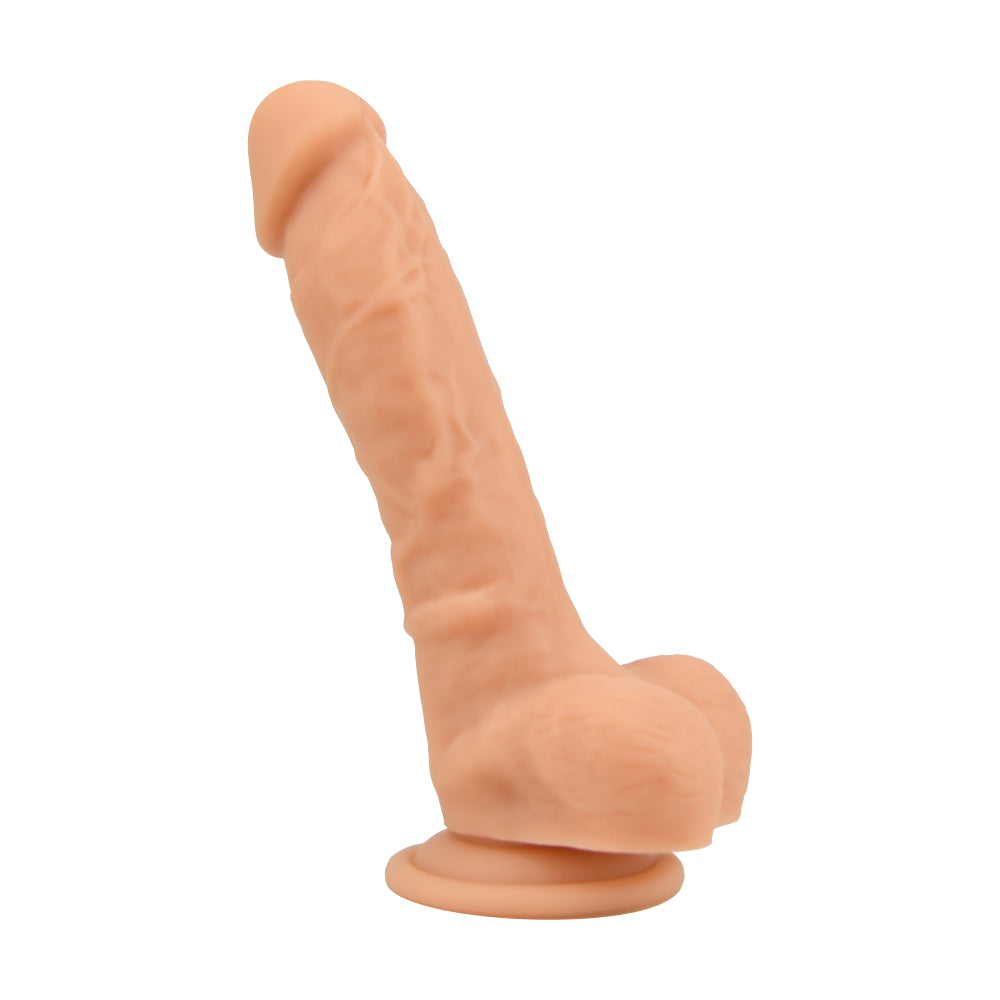 Realistische dildo met balzak- 8 inch