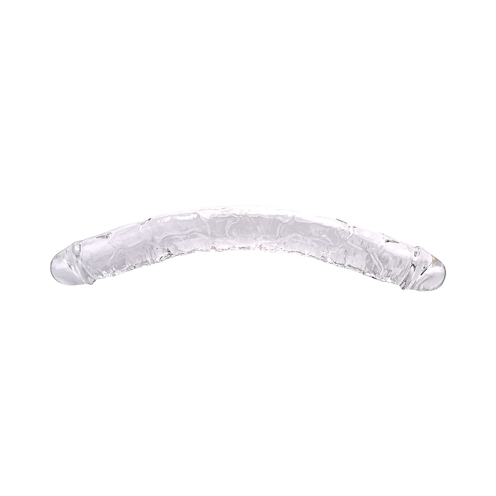 Dubbele dildo transparant- 15 inch