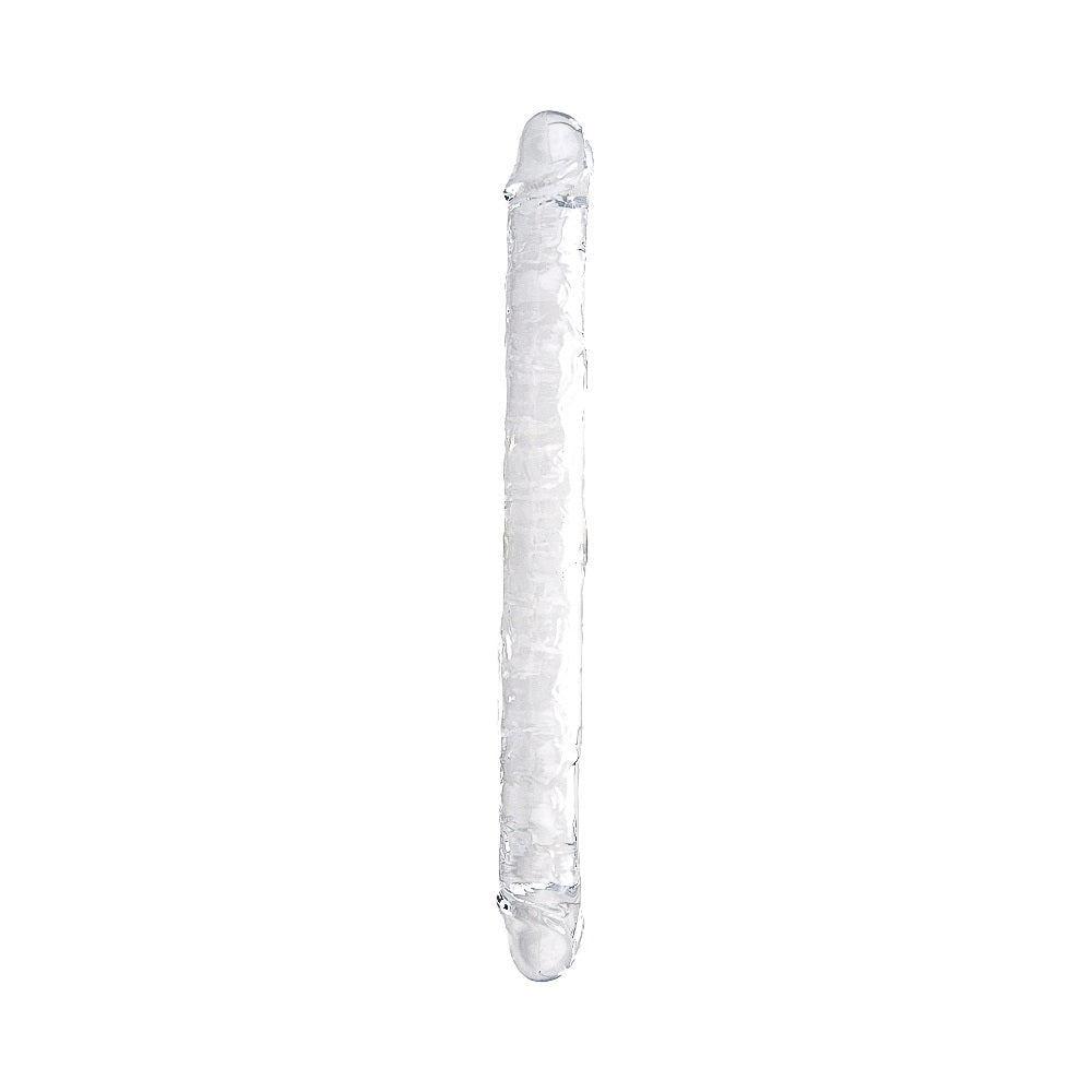 Dubbele dildo transparant- 18 inch