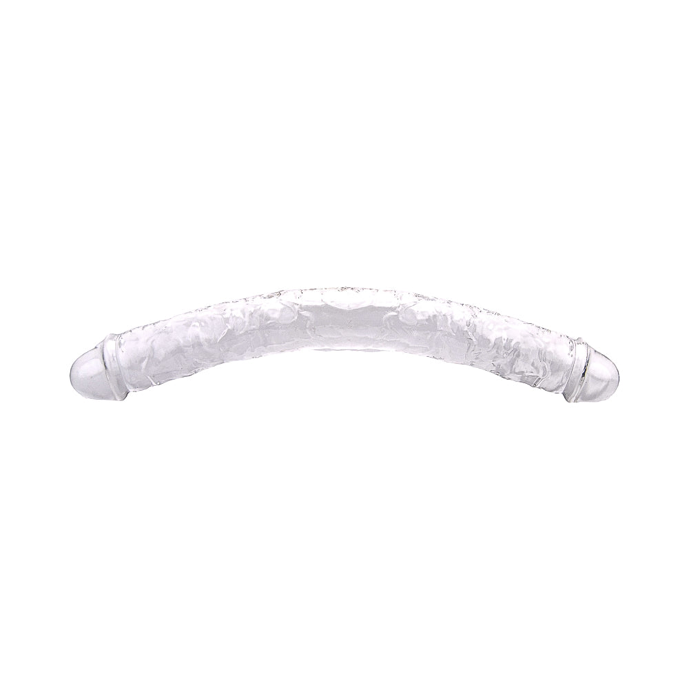 Dubbele dildo transparant- 18 inch
