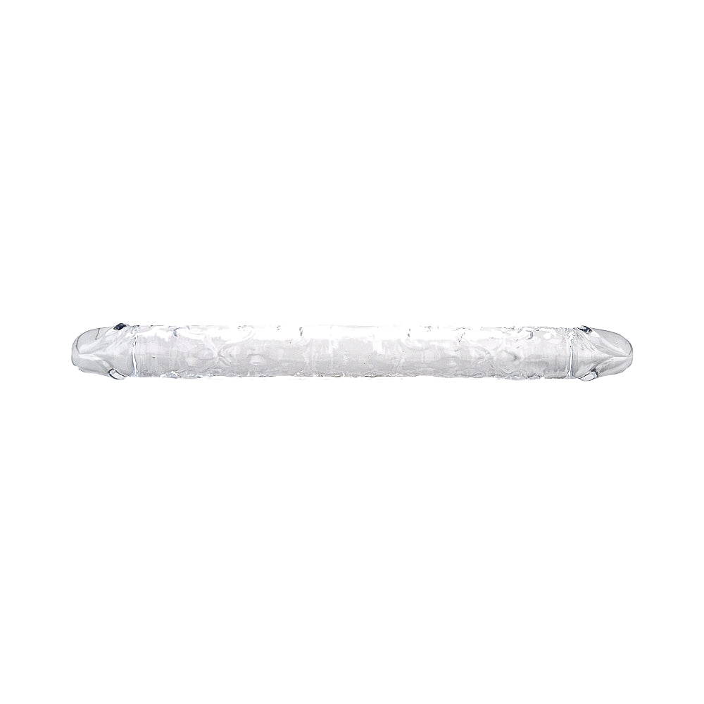 Dubbele dildo transparant- 18 inch