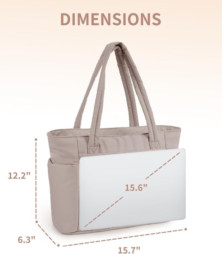 Celine - Quilted Large Capacity Tote Bag