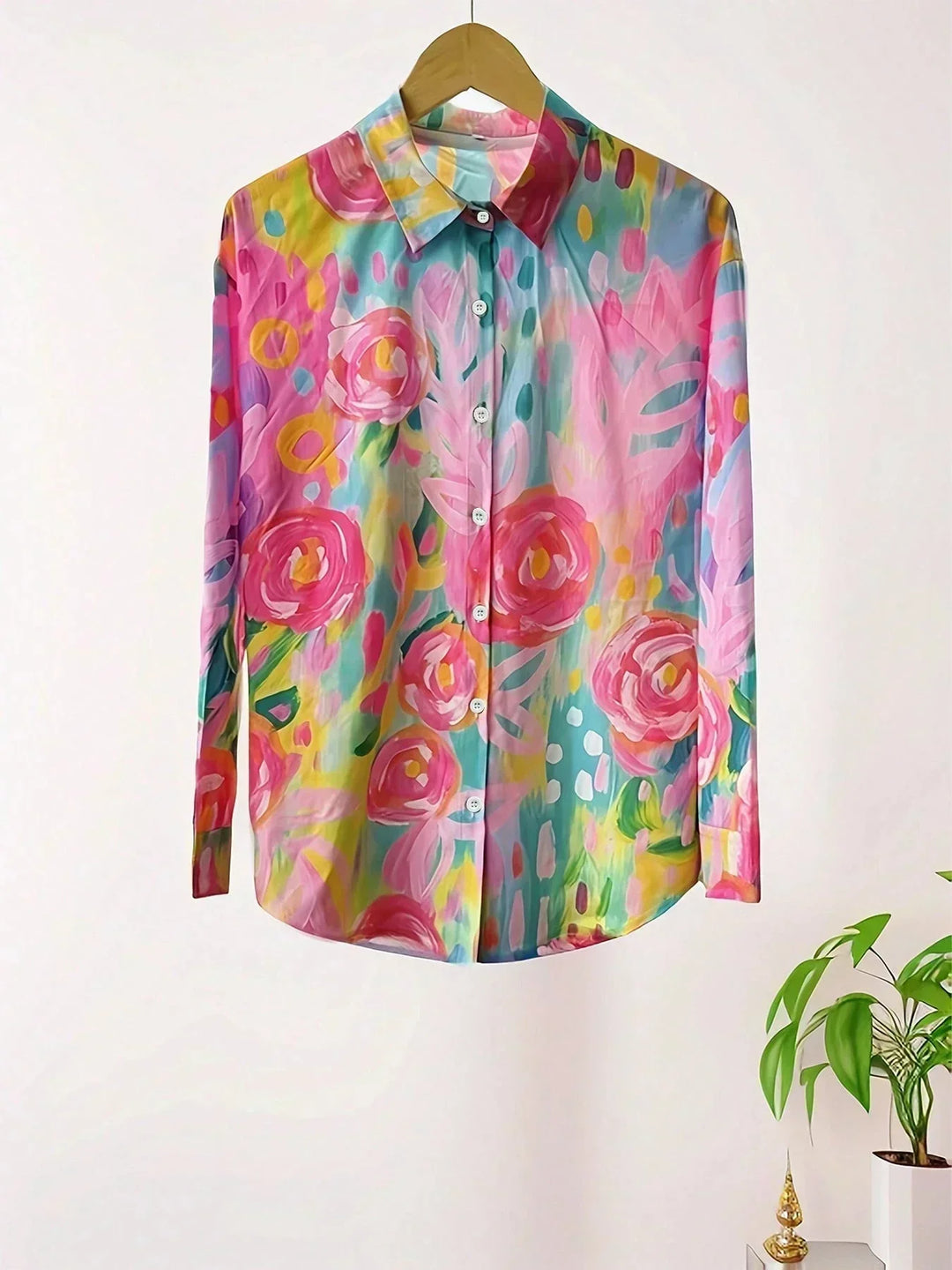 Catleen - Colorful Printed Lightweight Blouse
