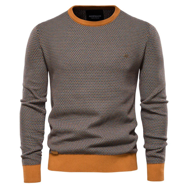 Jeremy – Men’s Checkered Sweater