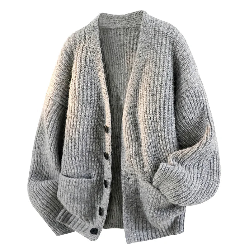 Wesley - Oversized V-Neck Cardigan