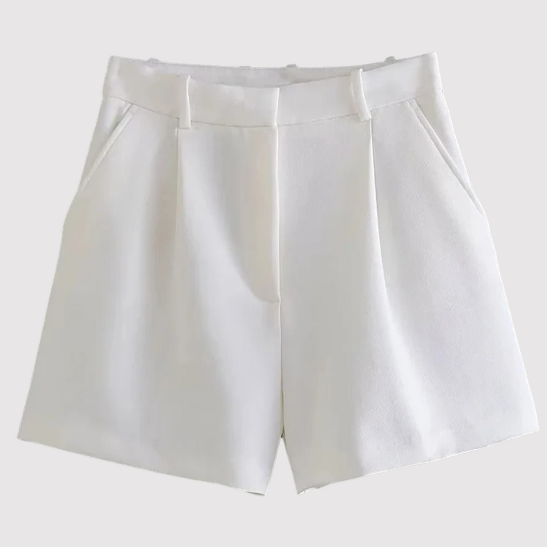 Simone - High Waist Elegant Summer Shorts