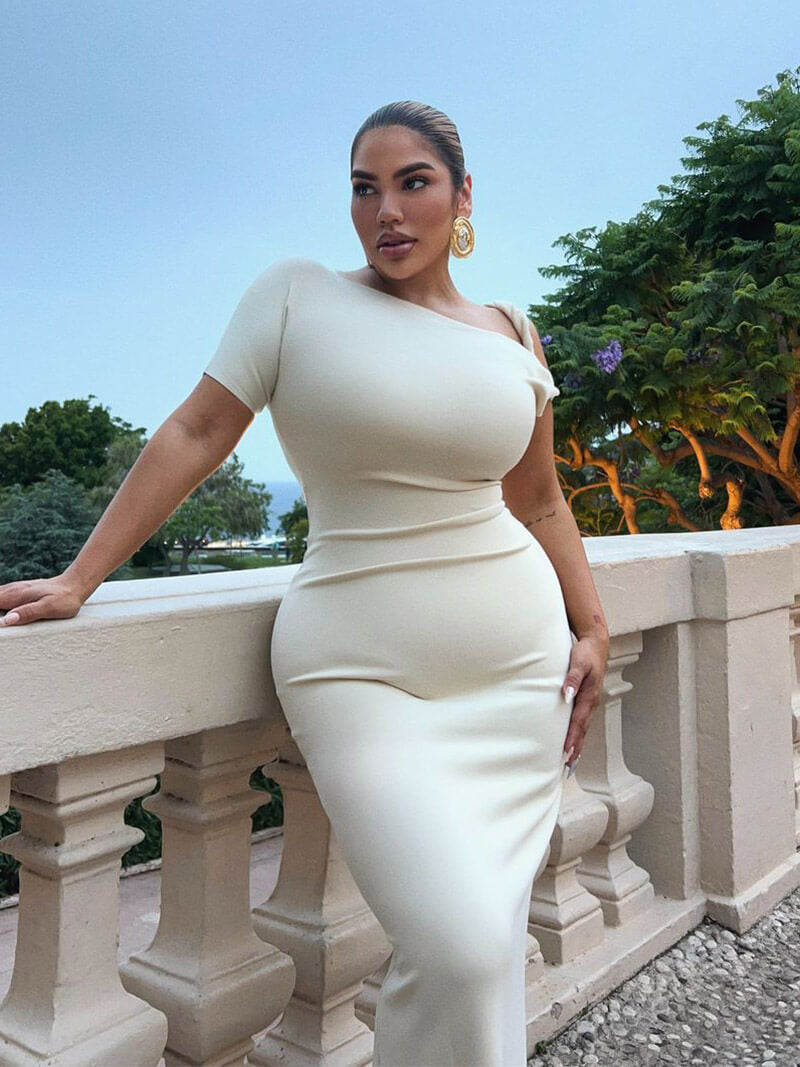 Kylie Maxi-Kleid mit Wickeldetail