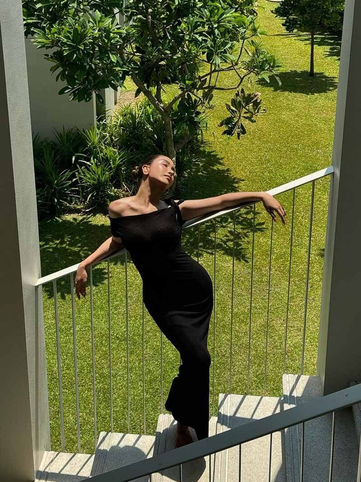 Kylie Maxi-Kleid mit Wickeldetail