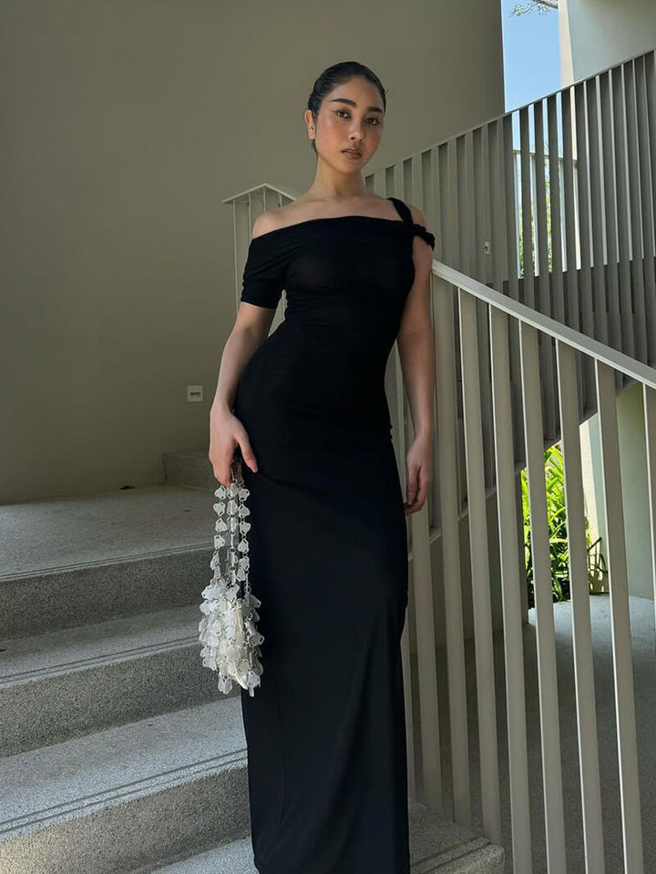 Kylie Maxi-Kleid mit Wickeldetail