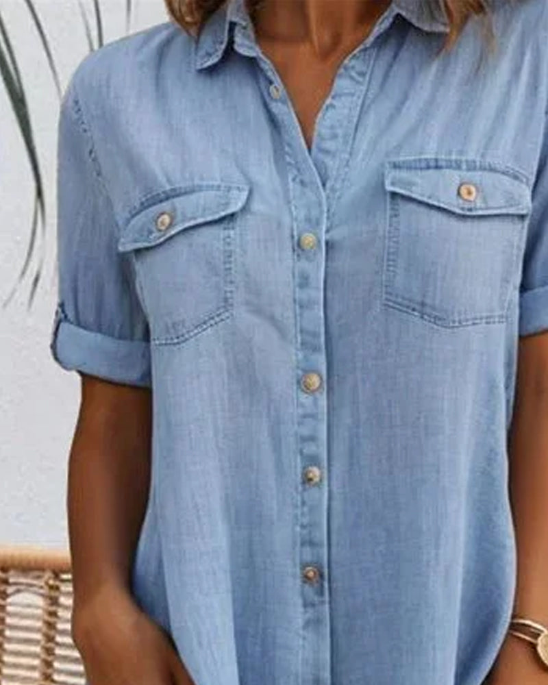 Lena - Lässiges Jeanskleid