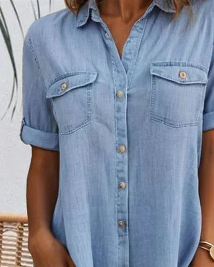 Lena - Lässiges Jeanskleid