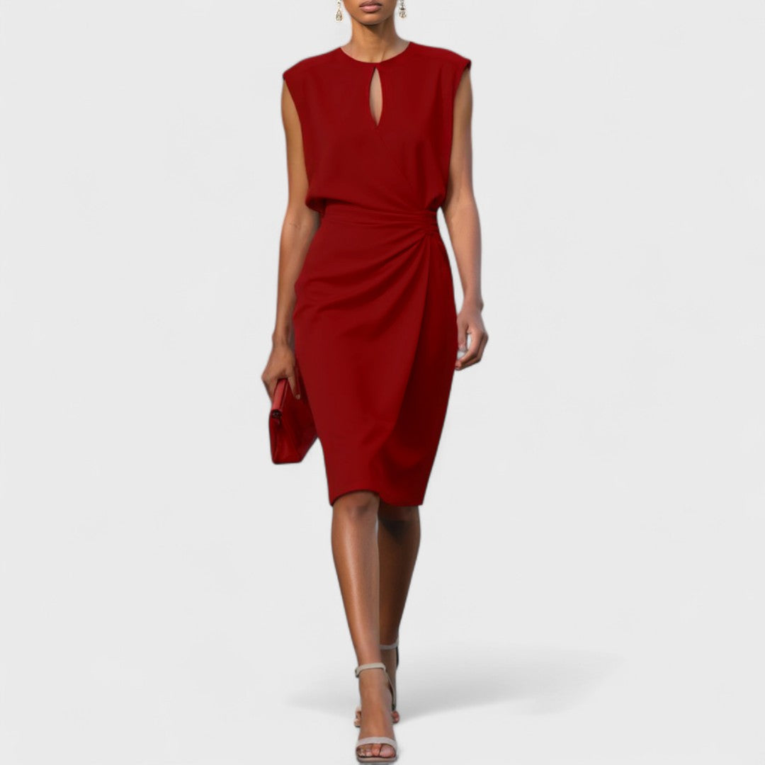 Zalie – Elegantes Midikleid mit raffinierten Details