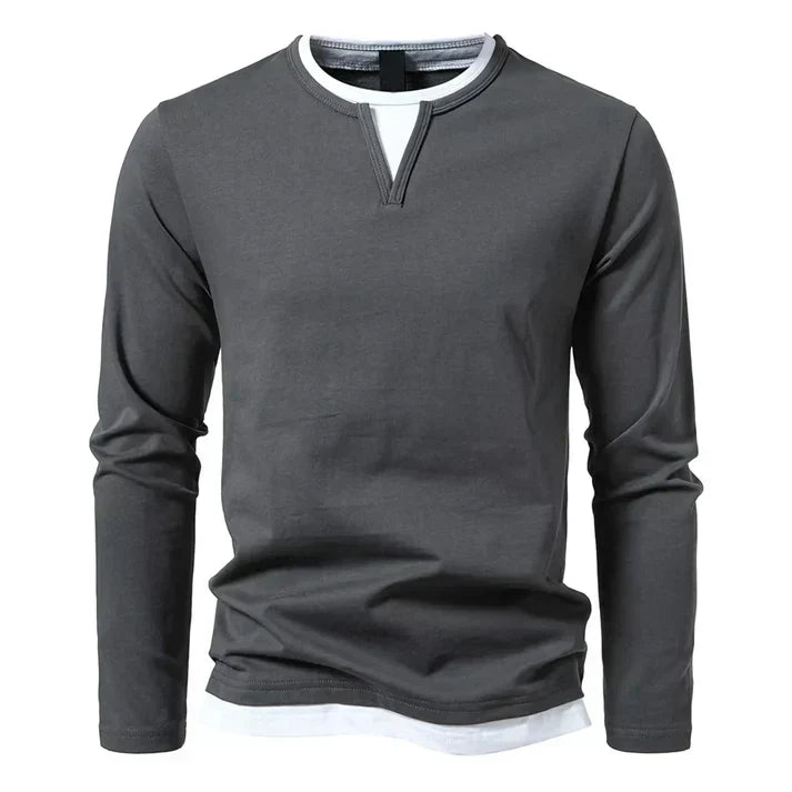 Louise – Long-Sleeve Shirt Made from High-Quality Combed Cotton