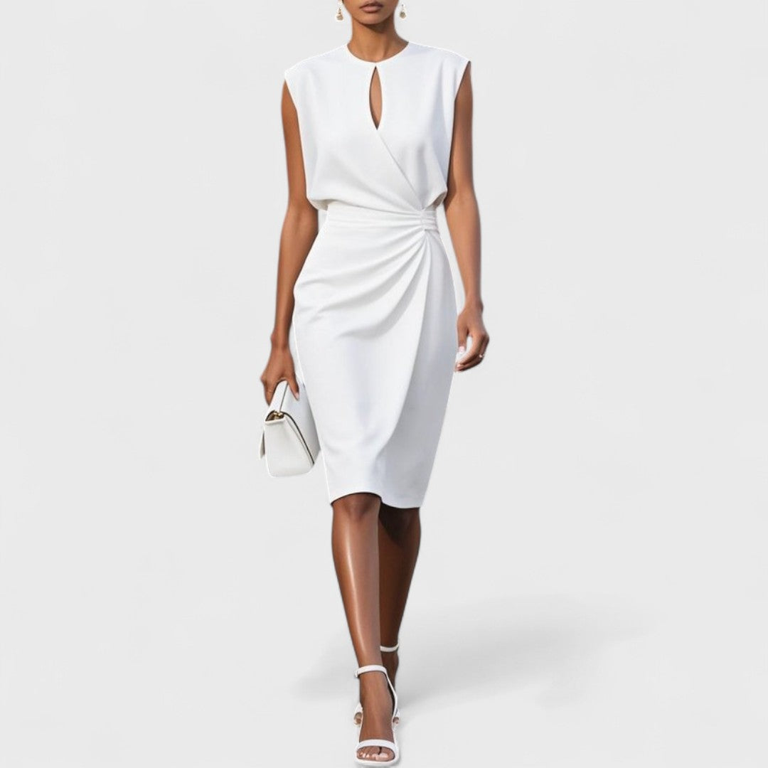 Zalie – Elegantes Midikleid mit raffinierten Details