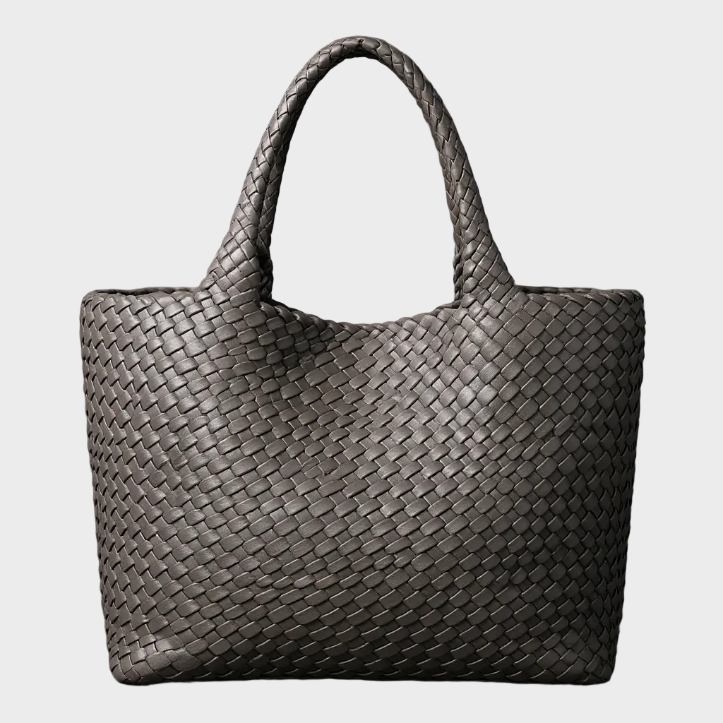 Rissa - Handwoven Leather Tote Bag