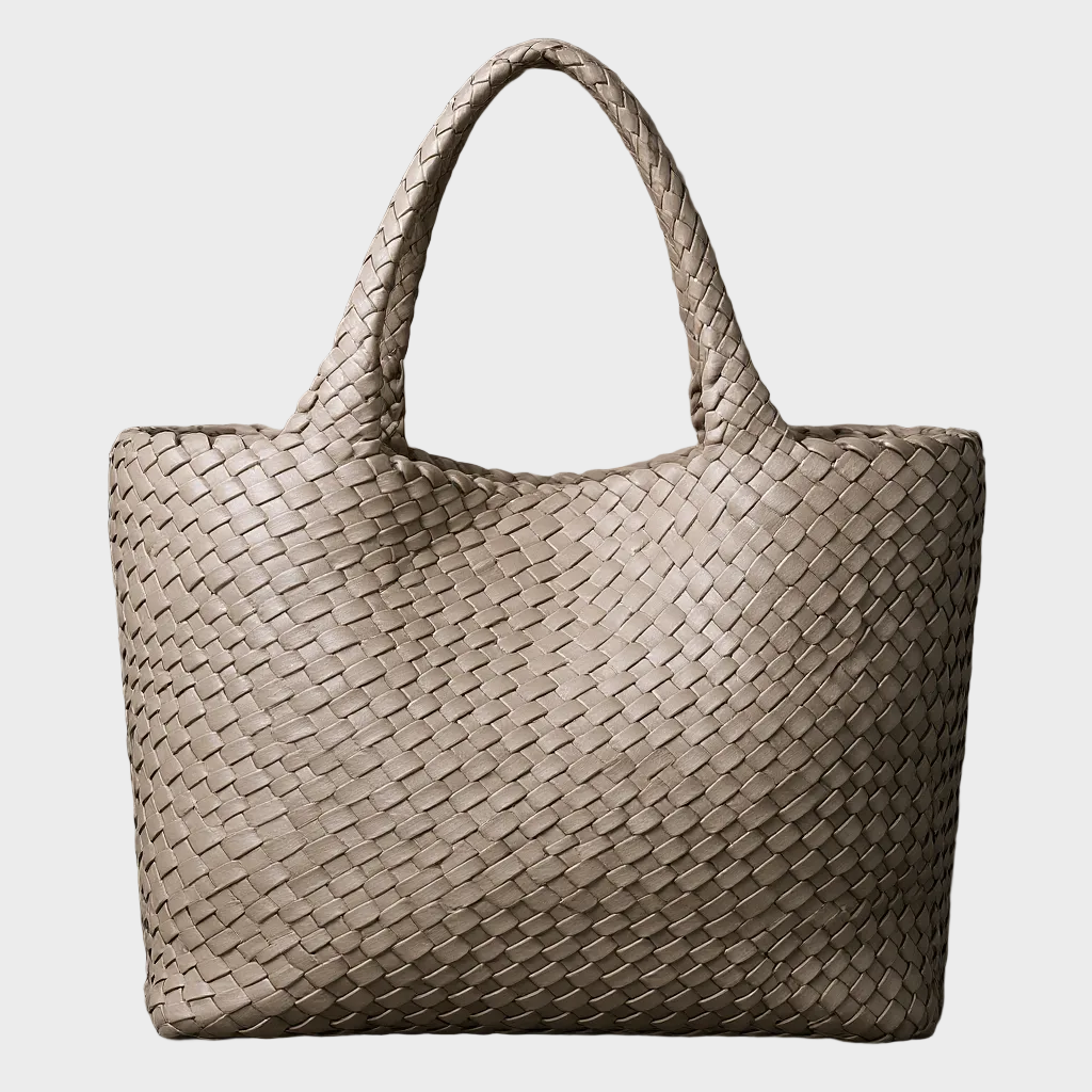 Rissa - Handwoven Leather Tote Bag