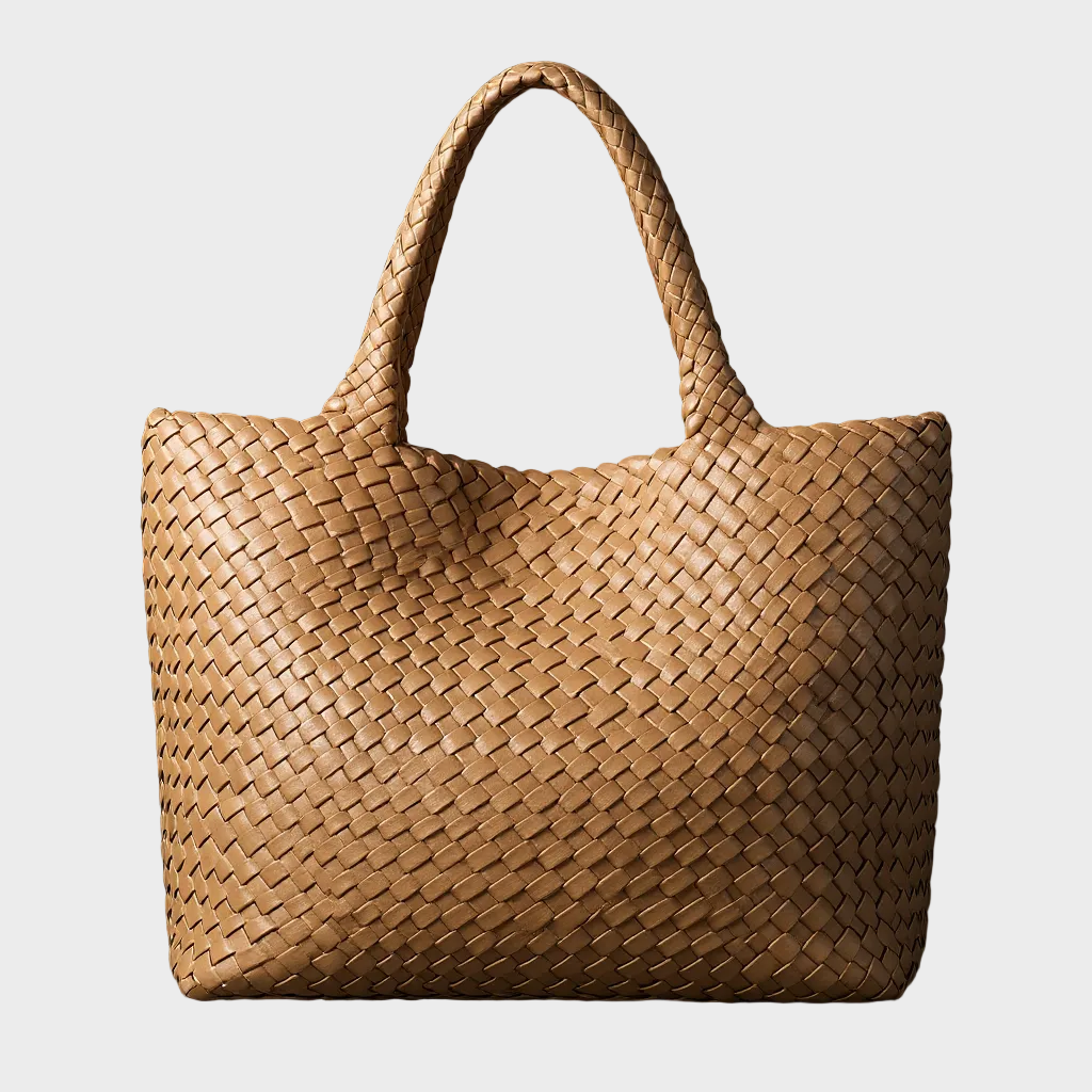 Rissa - Handwoven Leather Tote Bag