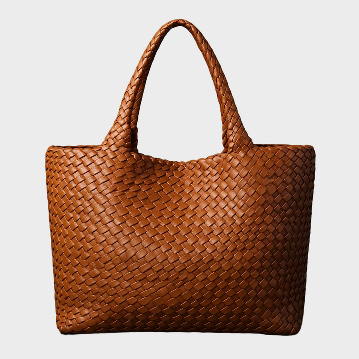 Rissa - Handwoven Leather Tote Bag