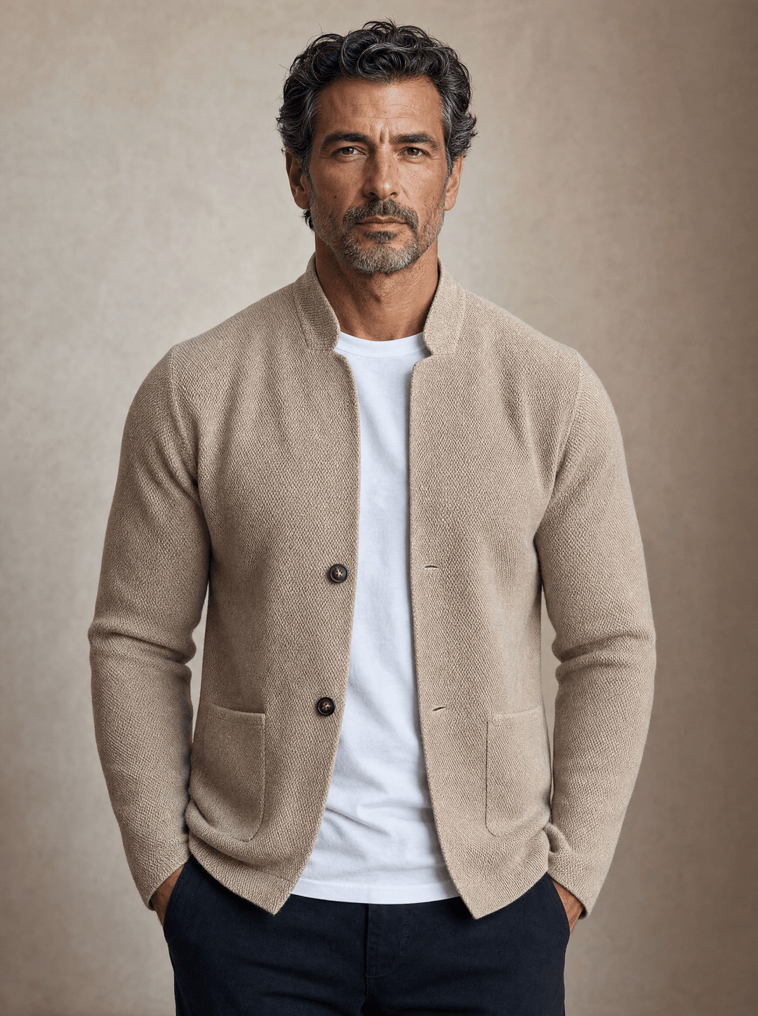 Nolan – Textured Knit Blazer