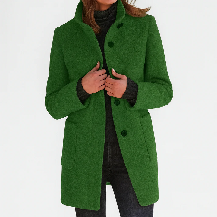 Vanessa - Elegant Midi Wool Coat