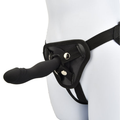 Siliconen Dildo met Harnas Bundel- 6 Inch