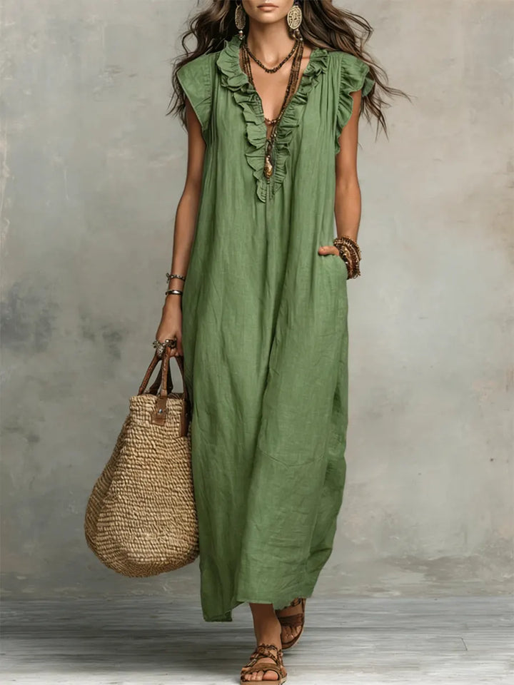 Lia - Bohemian Maxi Summer Dress
