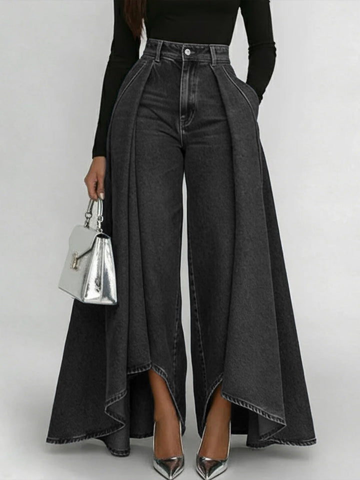 Erizza – High-Waisted Relaxed Wide-Leg Jeans